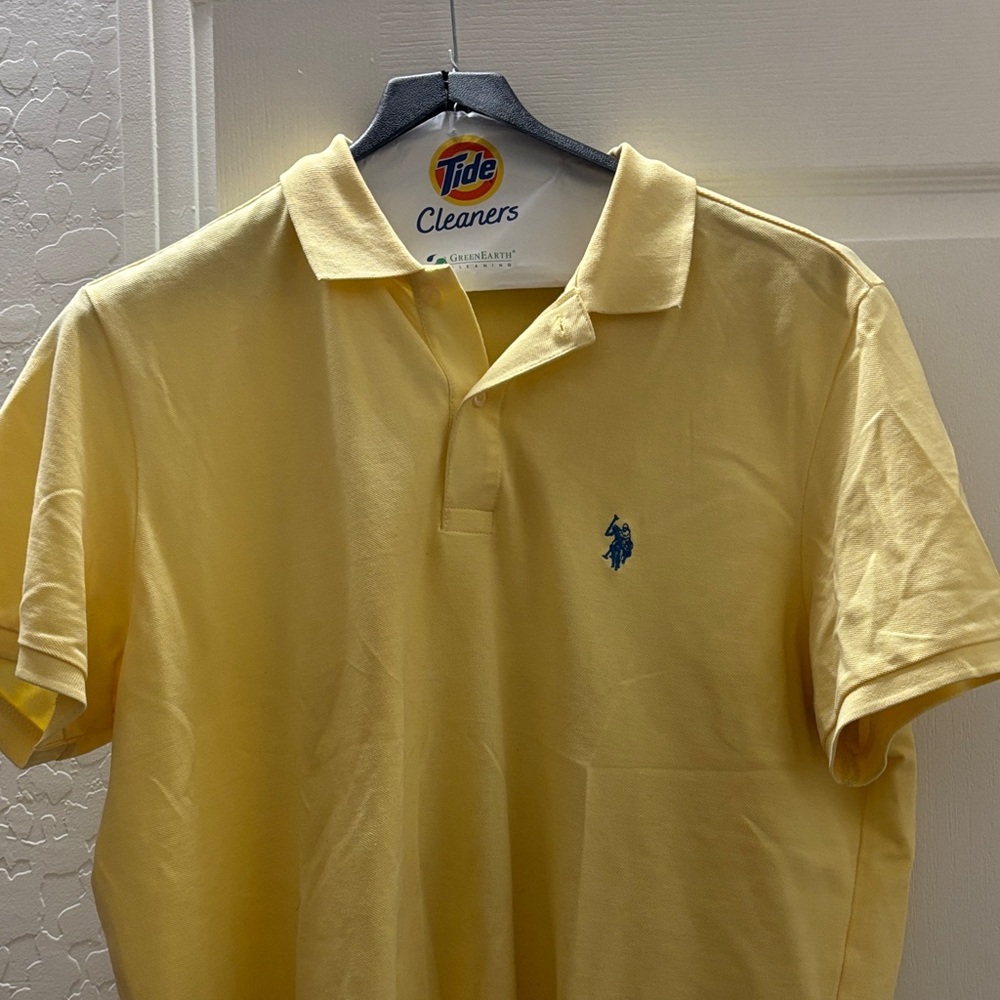 Polo by Ralph Lauren Men's Soft Yellow Polo Shirt